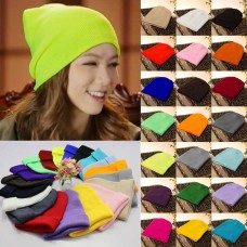 Hombre&apos;s Mujer&apos;s Beanie Knit Ski Cap HipHop Blank Color Winter Warm Unisex Hat  eb-83169112